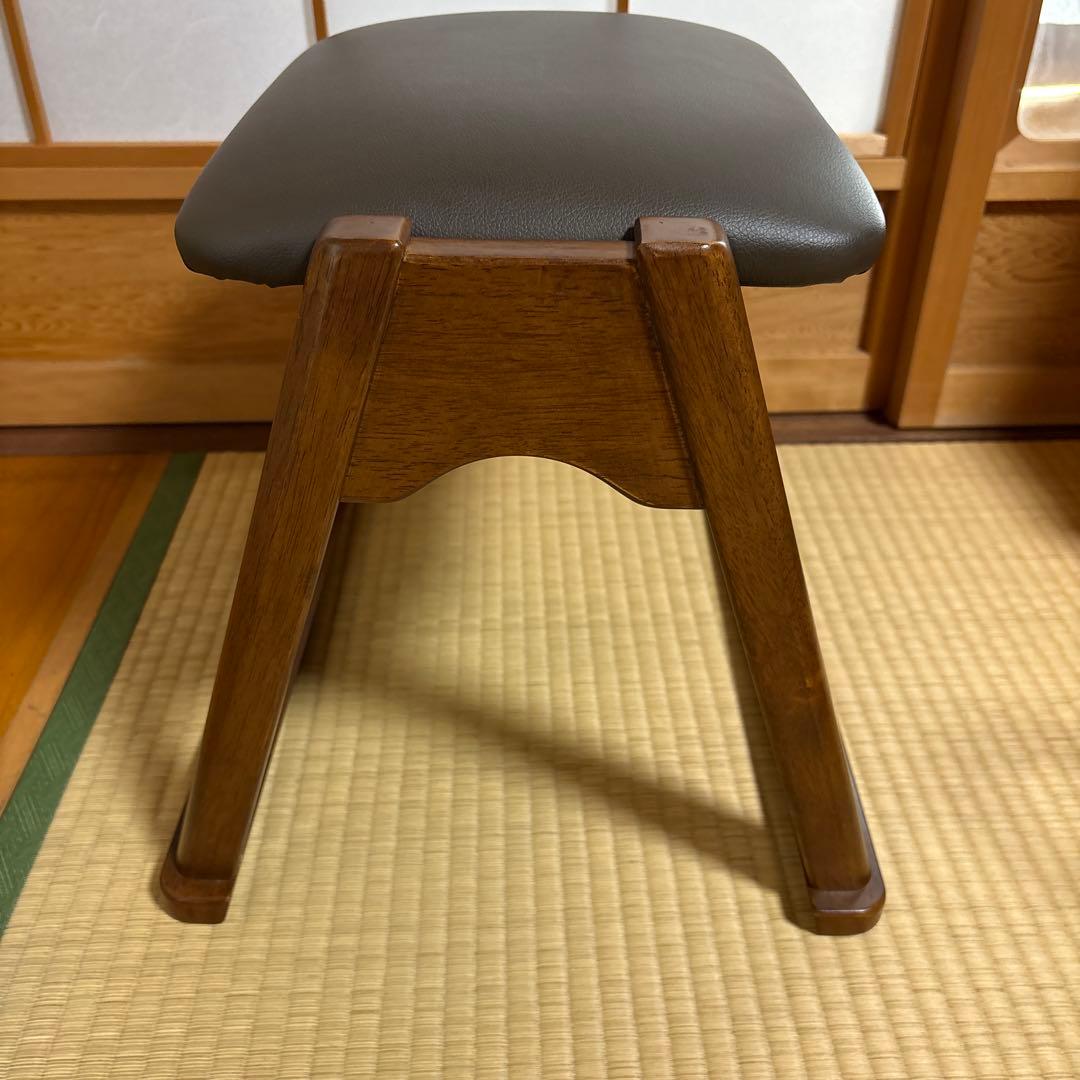 木製スタッキングスツール5脚