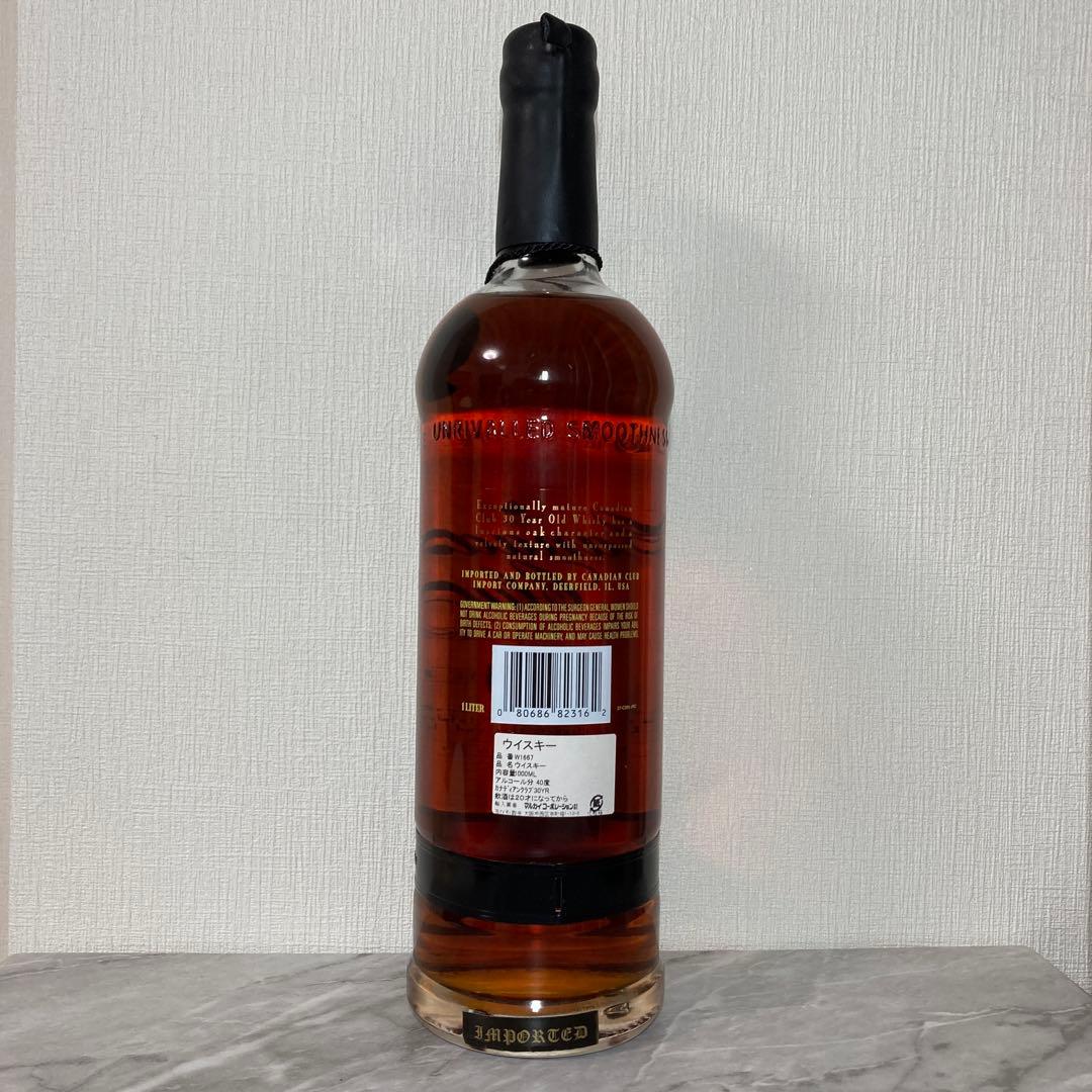 【nm_nm】カナディアンクラブ30年　1000ml　150周年記念ボトル