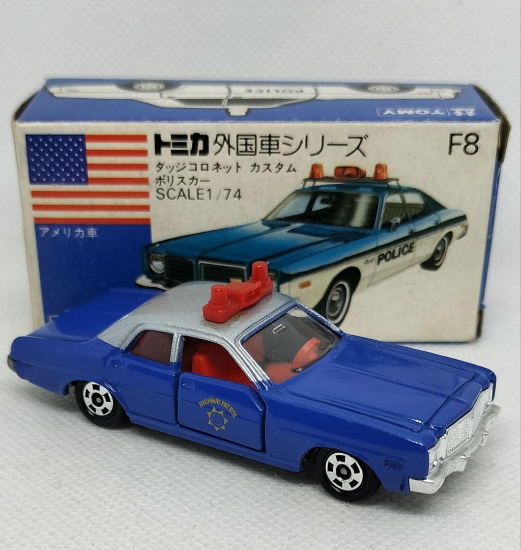 《青箱トミカF8-1-8》ダッジコロネットカスタム【アメリカンポリスカーフェアC
