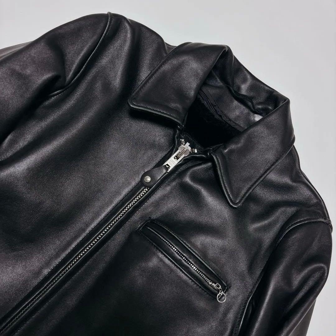 【希少✨XXSサイズ】schott 643 レザージャケット　シングルライダース