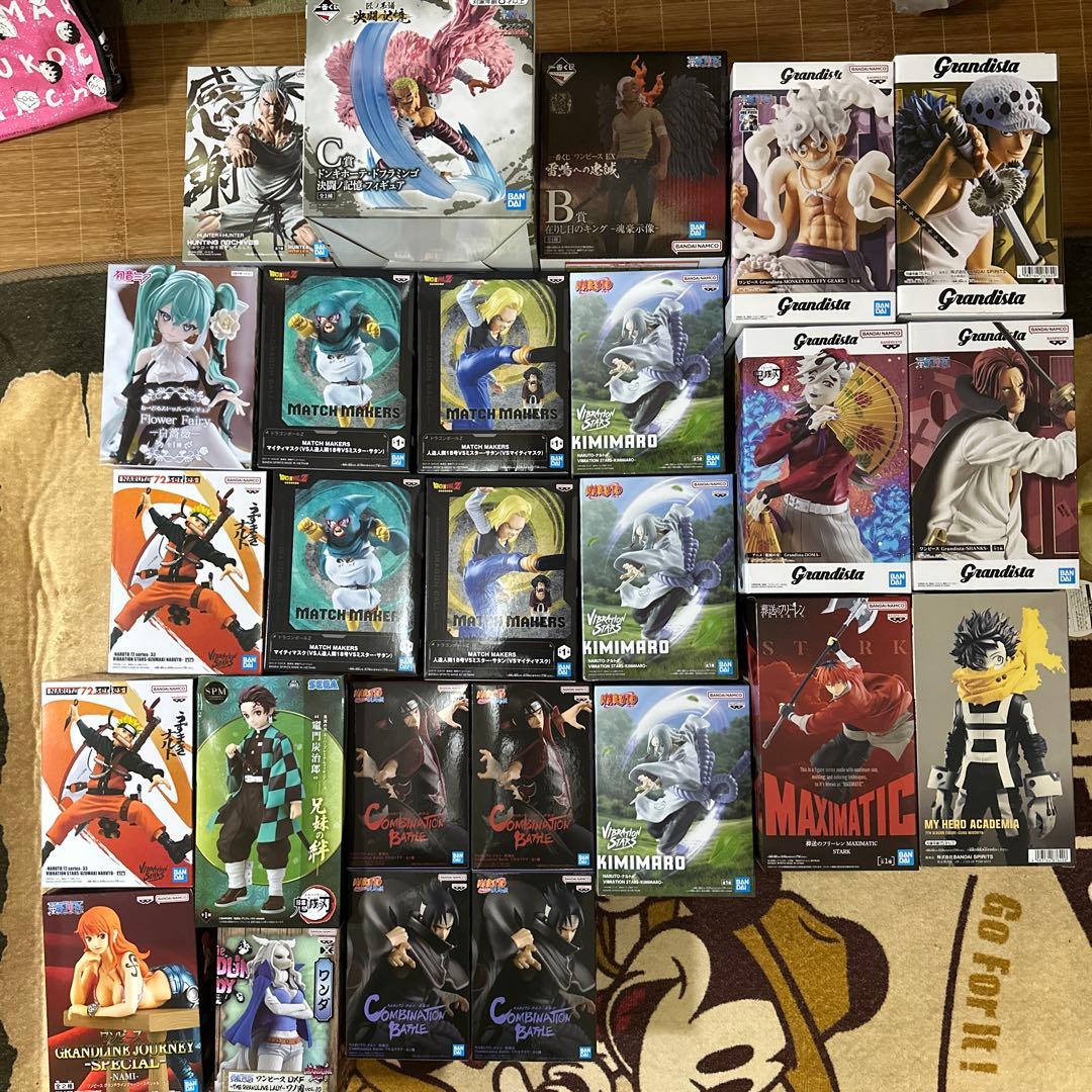 ワンピース ナルト ドラゴンボール プライズ　フィギュア　一番くじ 26体セット