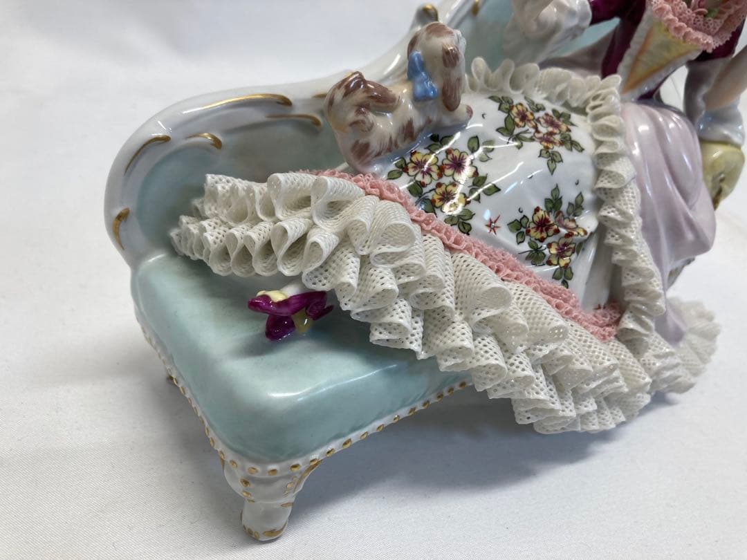 sitzendorf ジッツェンドルフ レースドール フィギュリン　陶器人形