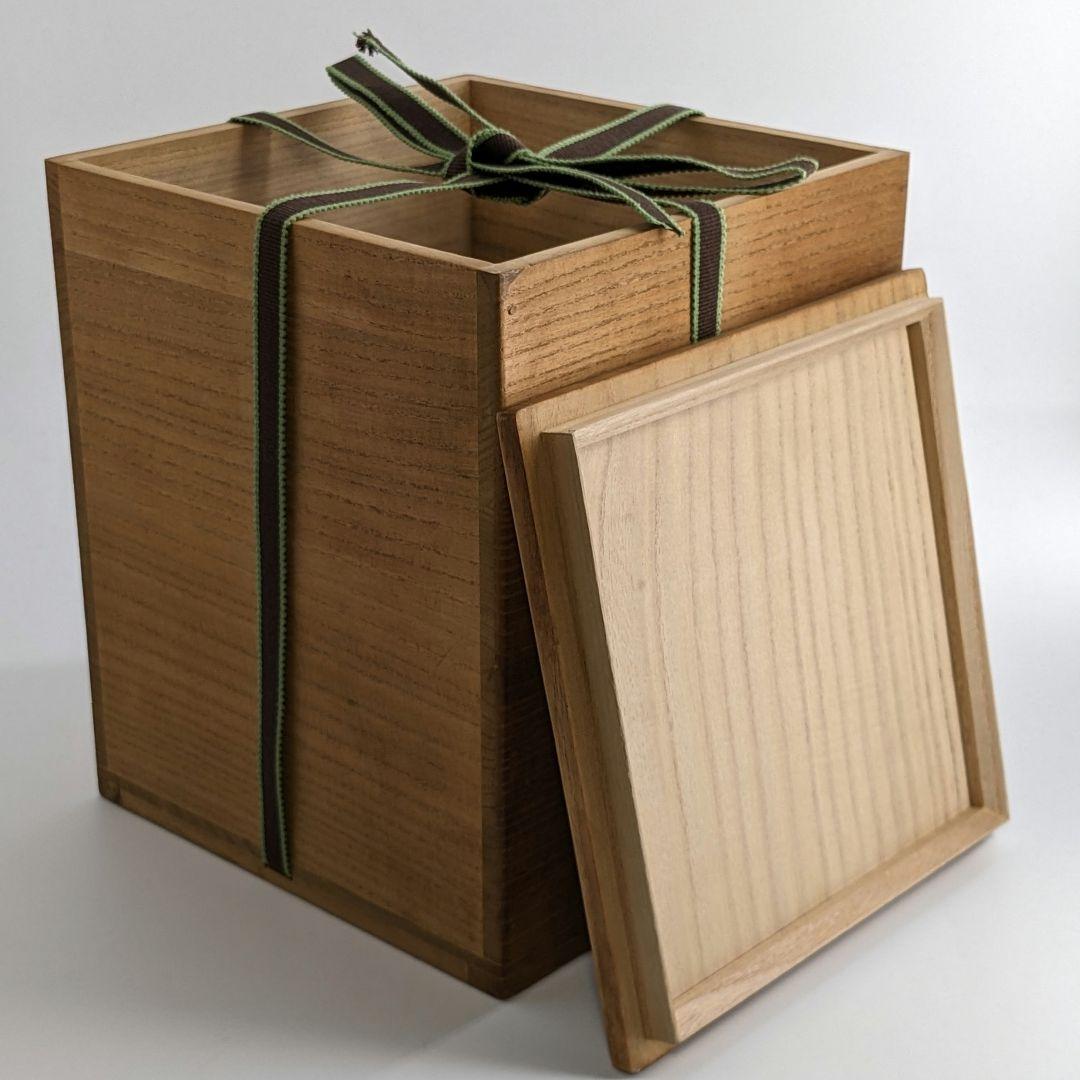 宮川陽仙 虫明焼 花絵水指 合箱 塗蓋 水差 抹茶 茶道具 茶器 食器 工芸品