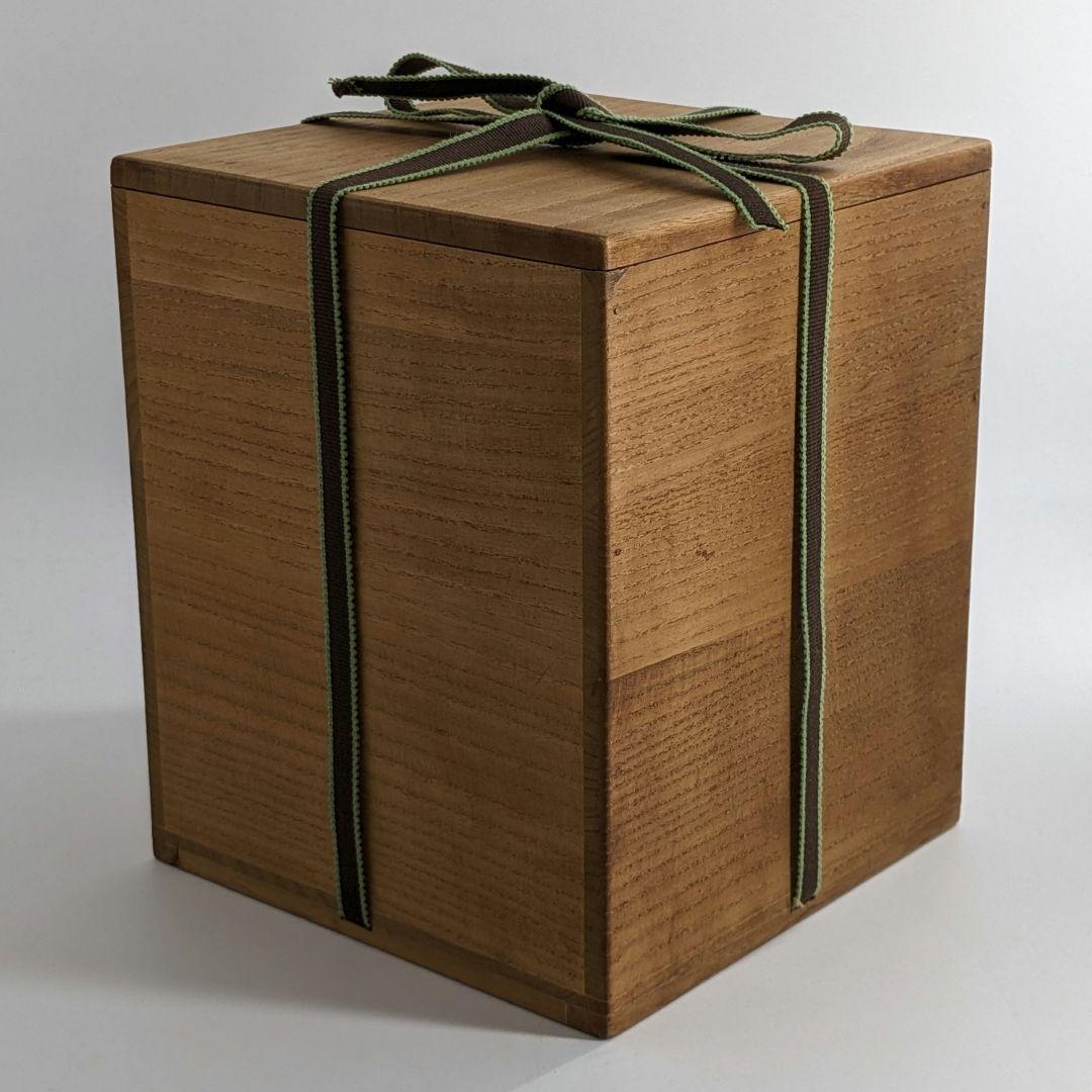 宮川陽仙 虫明焼 花絵水指 合箱 塗蓋 水差 抹茶 茶道具 茶器 食器 工芸品