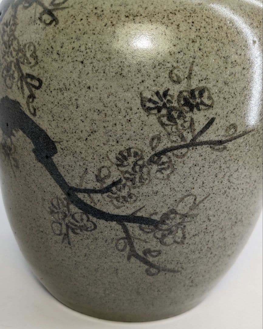 宮川陽仙 虫明焼 花絵水指 合箱 塗蓋 水差 抹茶 茶道具 茶器 食器 工芸品