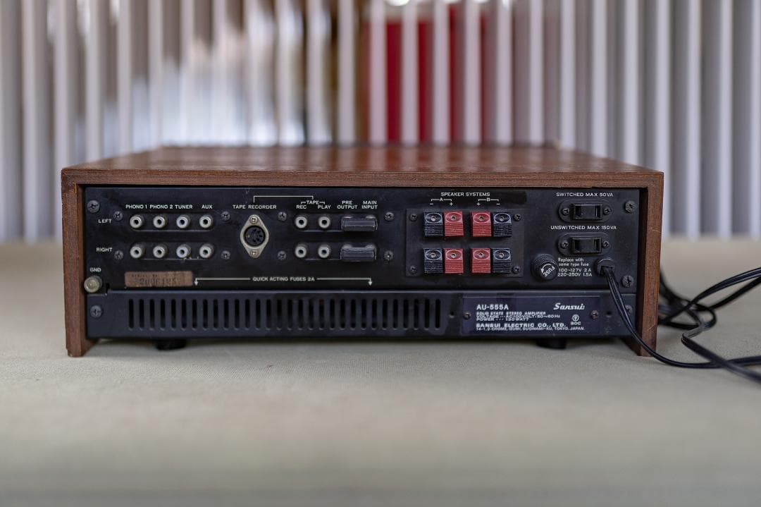 【音出し確認済み】SANSUI AU-555A プリメインアンプ