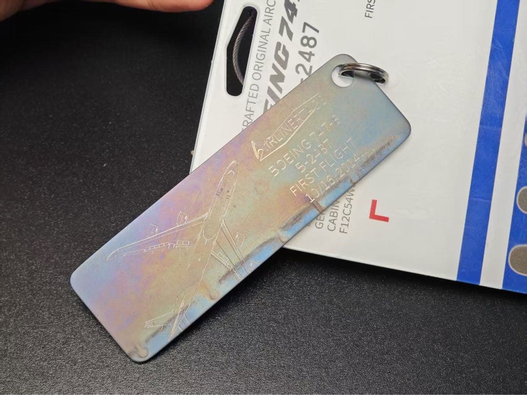 CA 中国国際航空 Airlinertags B747-8 新作 エンジンパーツ