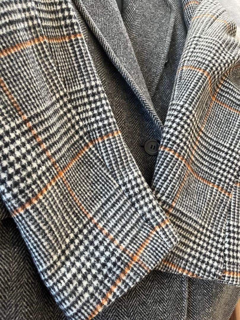 ジャケット・アウター ELENDEEK HELLINGBONE &CHECK CHESTER