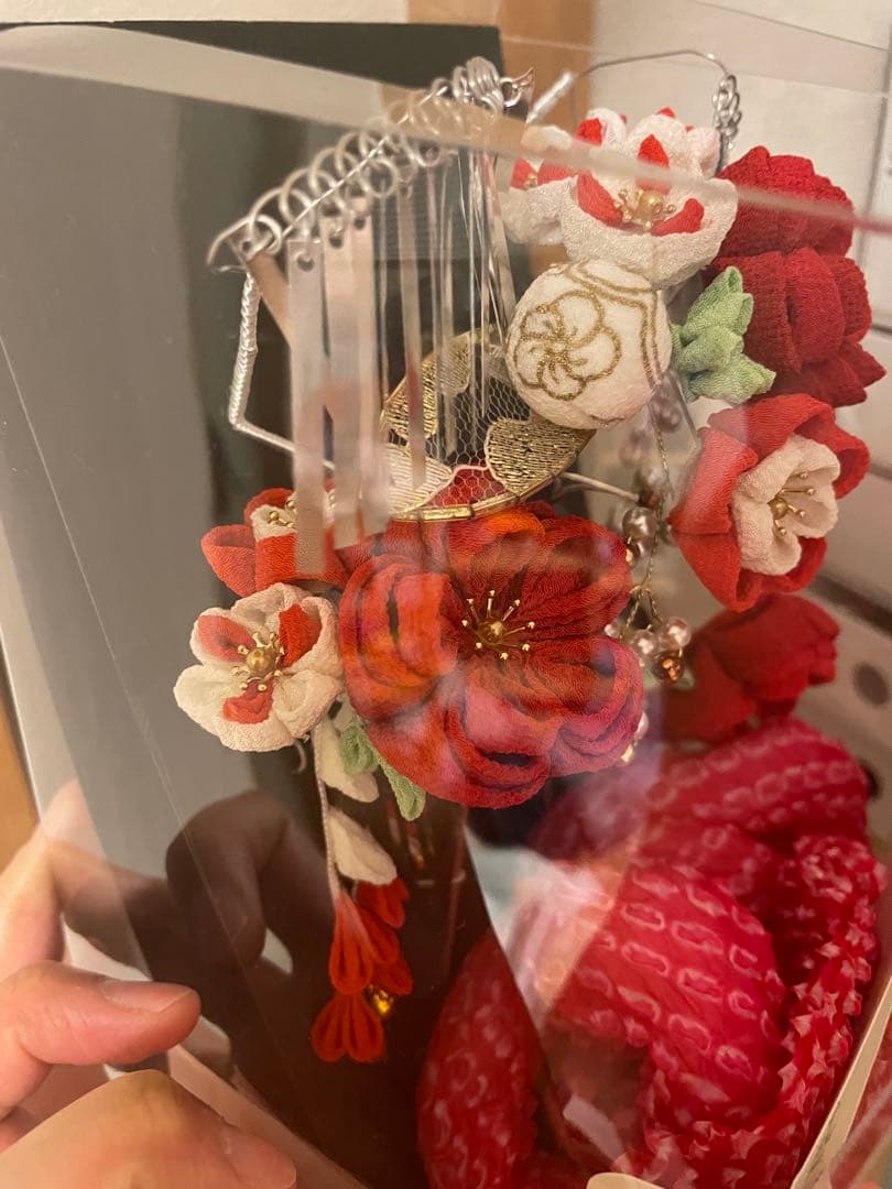 つまみ細工　勝山セット　七五三用