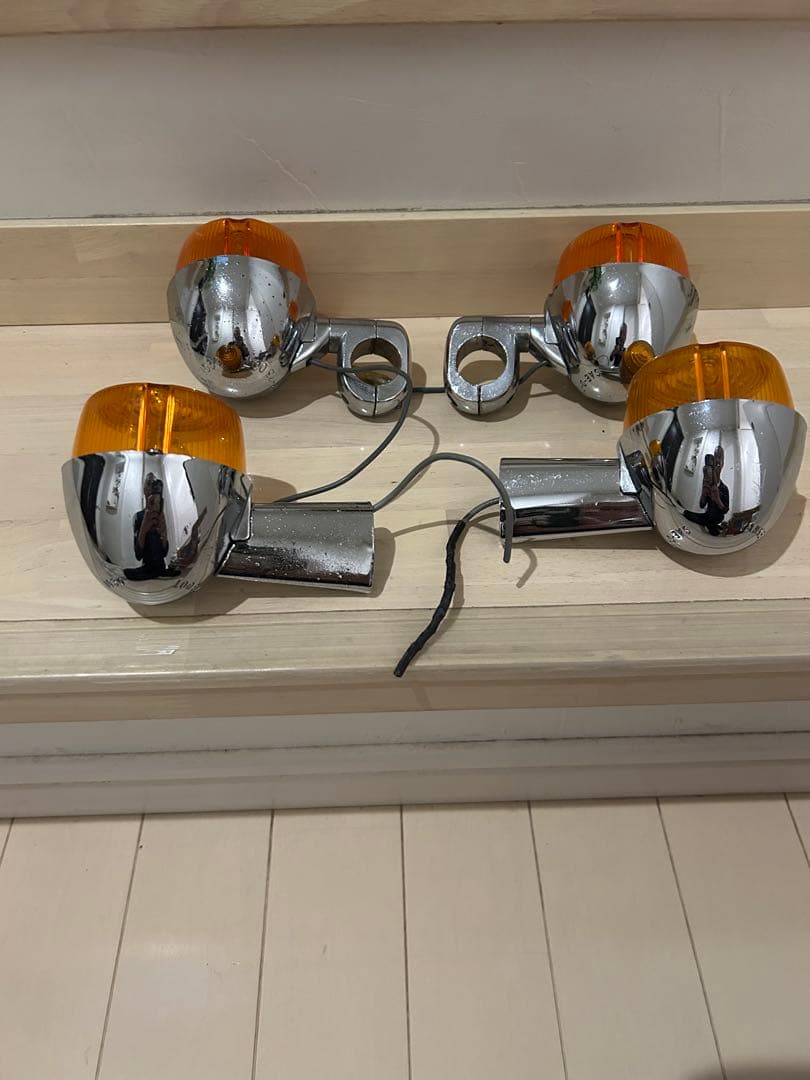 ショベルヘッド純正ヤンキーウインカー中古品　エボ　ショベル　パン　ナックル