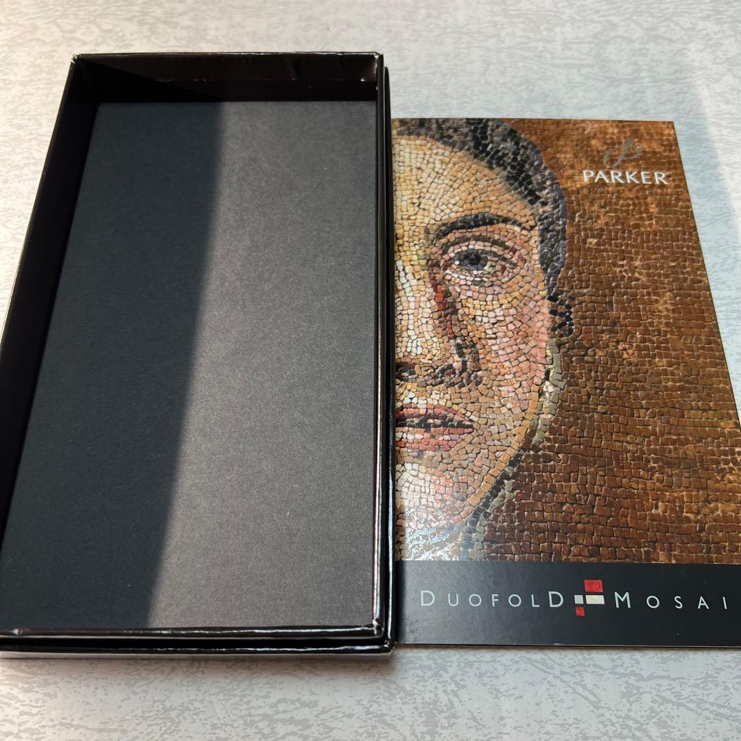 ☆希少品/限定モデル☆ パーカー デュオフォールド モザイク レッド ボールペン