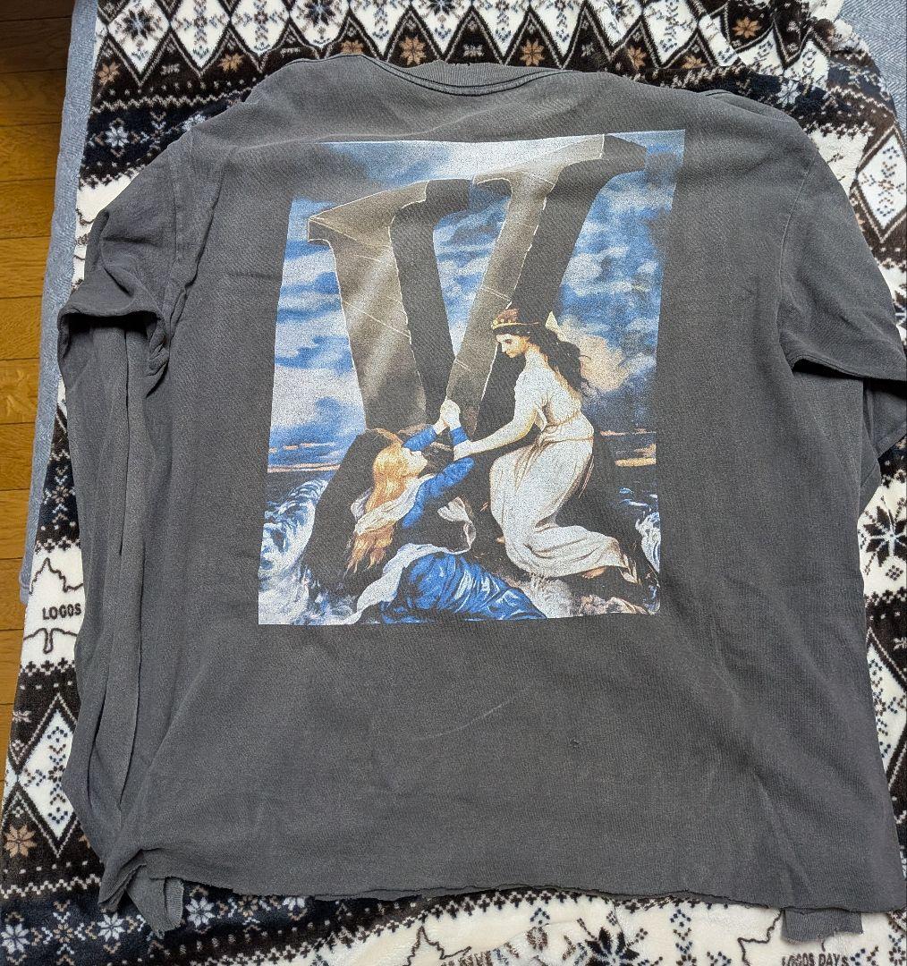 SAINT MICHAEL VL_LS TEE MARIA ブラック L ロンT