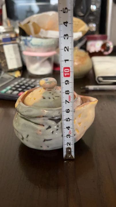 萩焼 宝瓶 煎茶道具　佐々木健　宝瓶　未使用　共箱