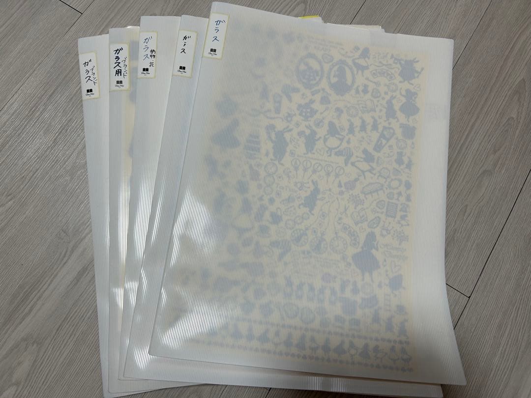 ガラス用 ポーセラーツ 転写紙 ガラス転写紙 まとめ売り ハンドメイド