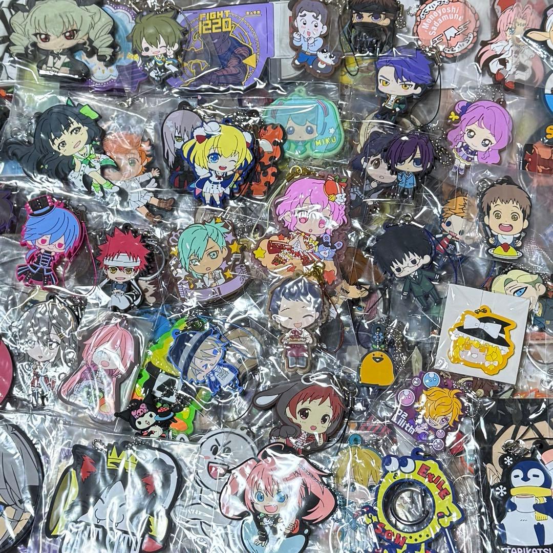 アニメ・キャラクター系グッズ ラバーストラップ系まとめ売り 約1074個セット