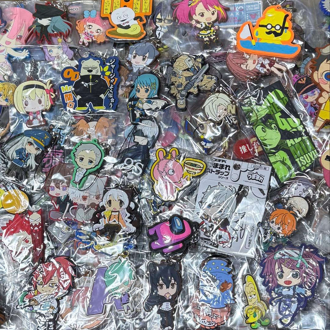 アニメ・キャラクター系グッズ ラバーストラップ系まとめ売り 約1074個セット