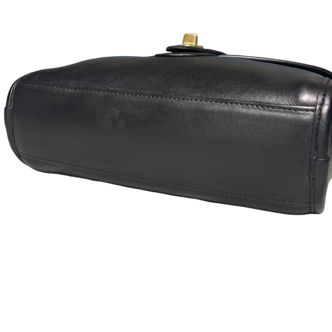 【美品】オールドコーチ USA製 9908 デボンバッグ ショルダーバッグ 黒