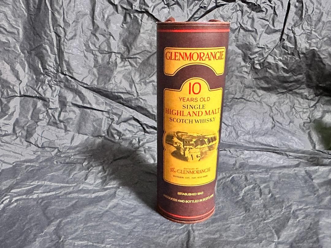 ミニボトル　グレンモーレンジィ１０　旧デザイン　箱付き　古酒