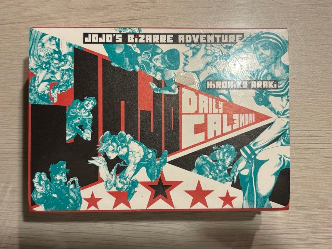 ジョジョの奇妙な冒険　ジョジョ展カレンダー　未開封　一部剥がれあり