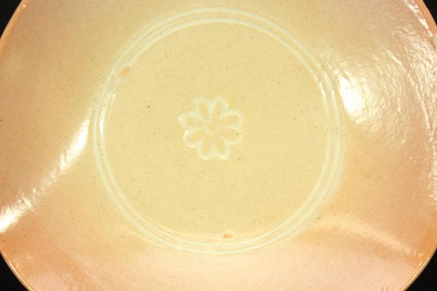 日本芸術院賞受賞 森野嘉光作 御本三角皿 共箱(ZE533)