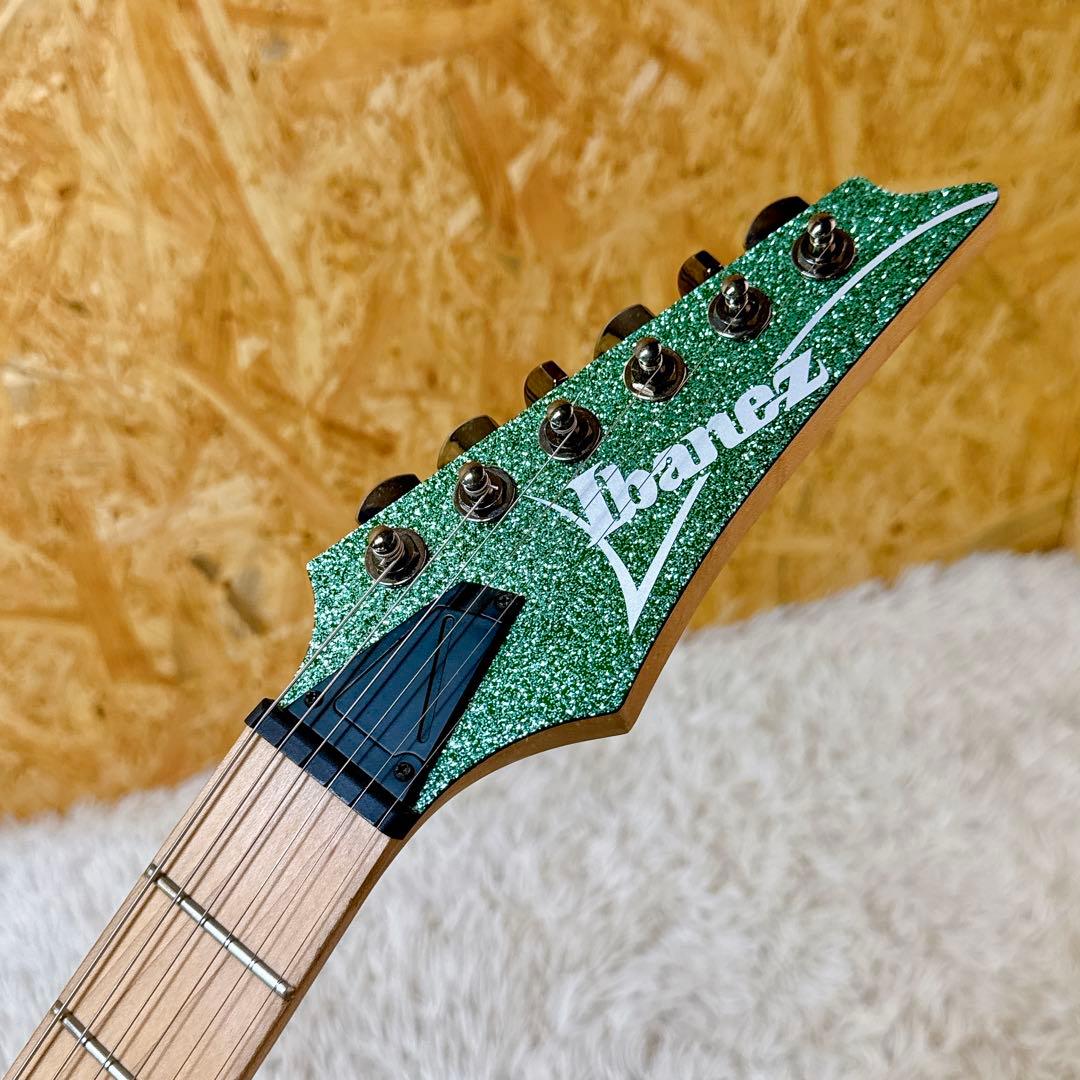 希少！海外限定モデル Ibanez RG421MSP グリーンスパークル
