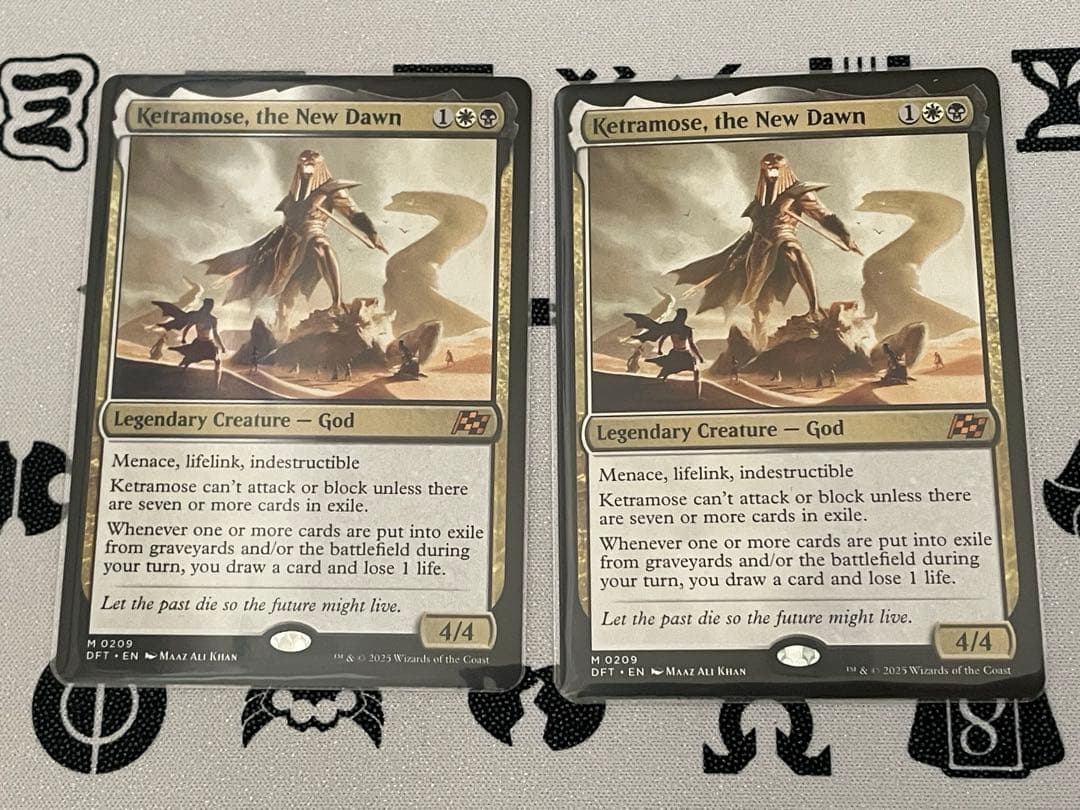 MTG 新たな夜明け、ケトラモーズ　英語　2枚セット　霊気走破