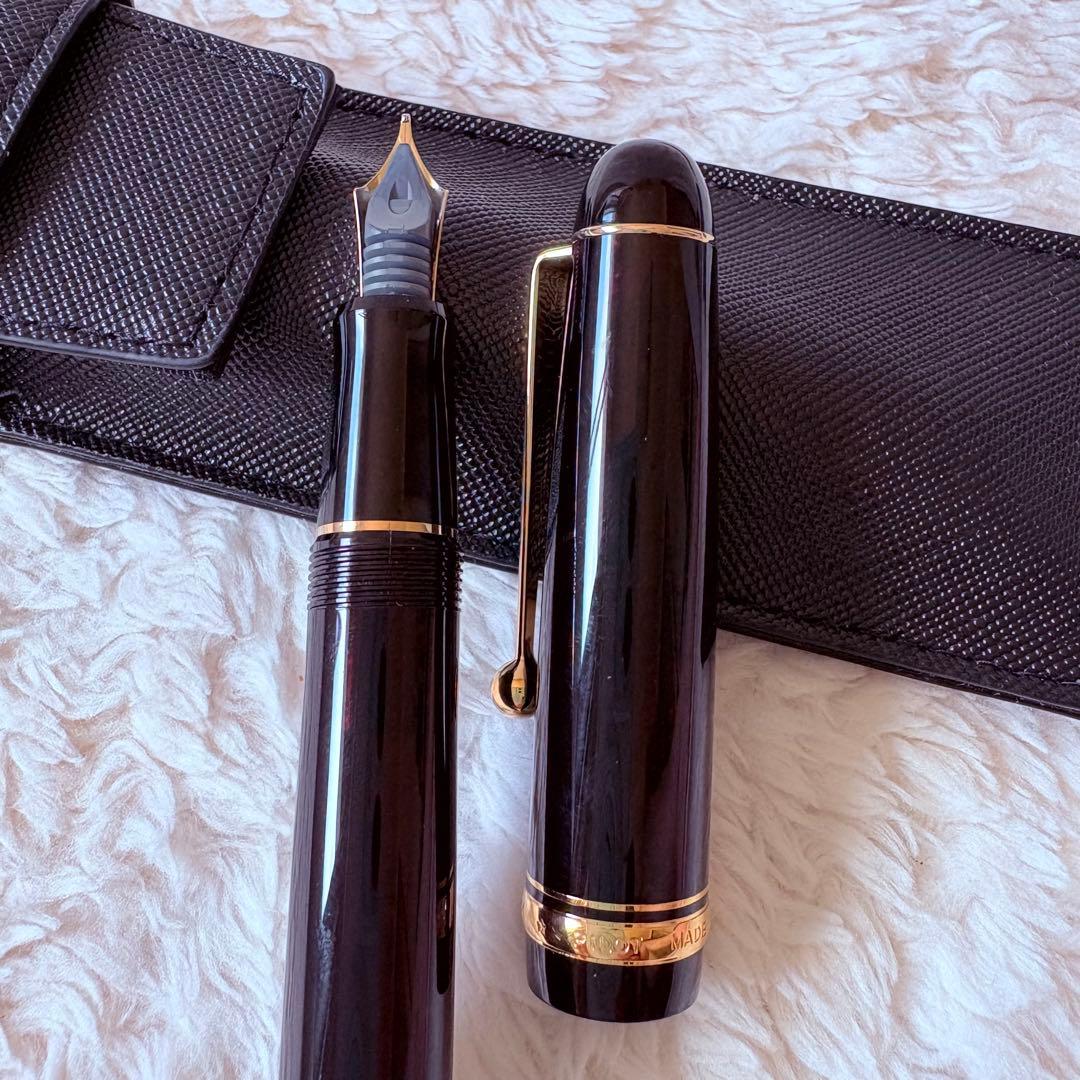 【未使用】PILOT 万年筆 14K-585 カスタム74 中字 M インク付き