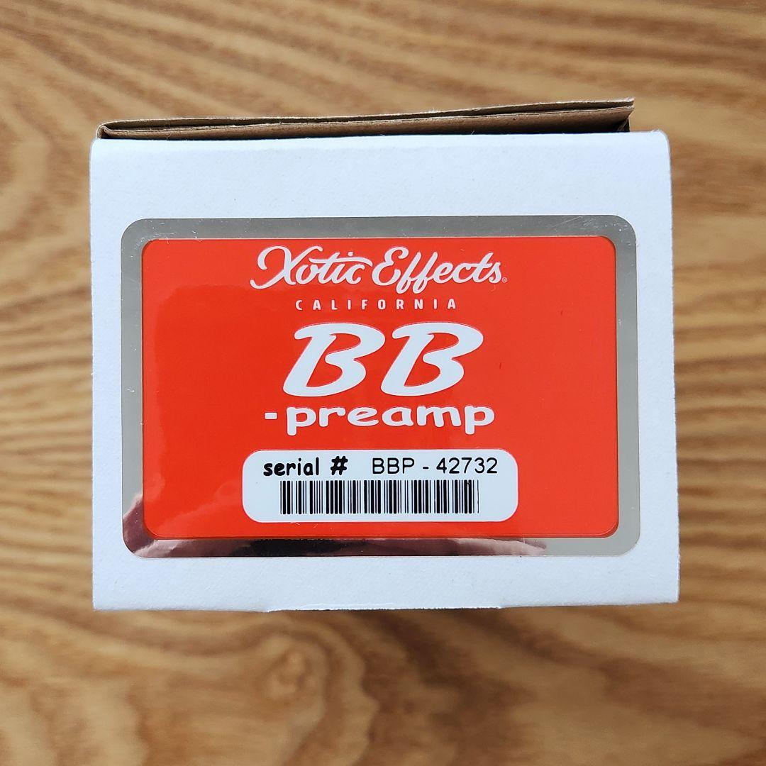 【美品】Xotic Effects BB preamp （付属品完備）