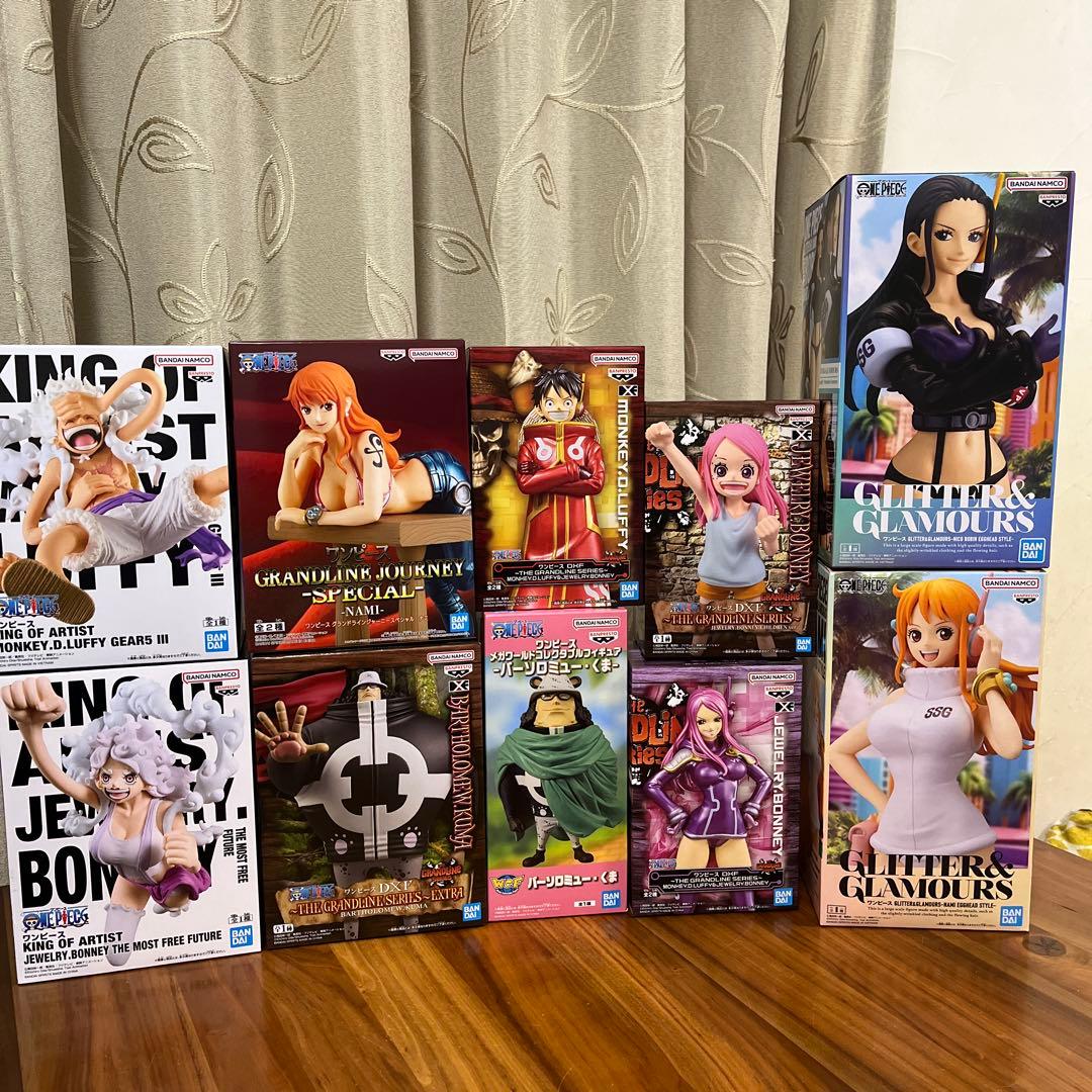 ワンピース ルフィ ナミ　ロビン　クマ　ワンピースフィギュアまとめ売り