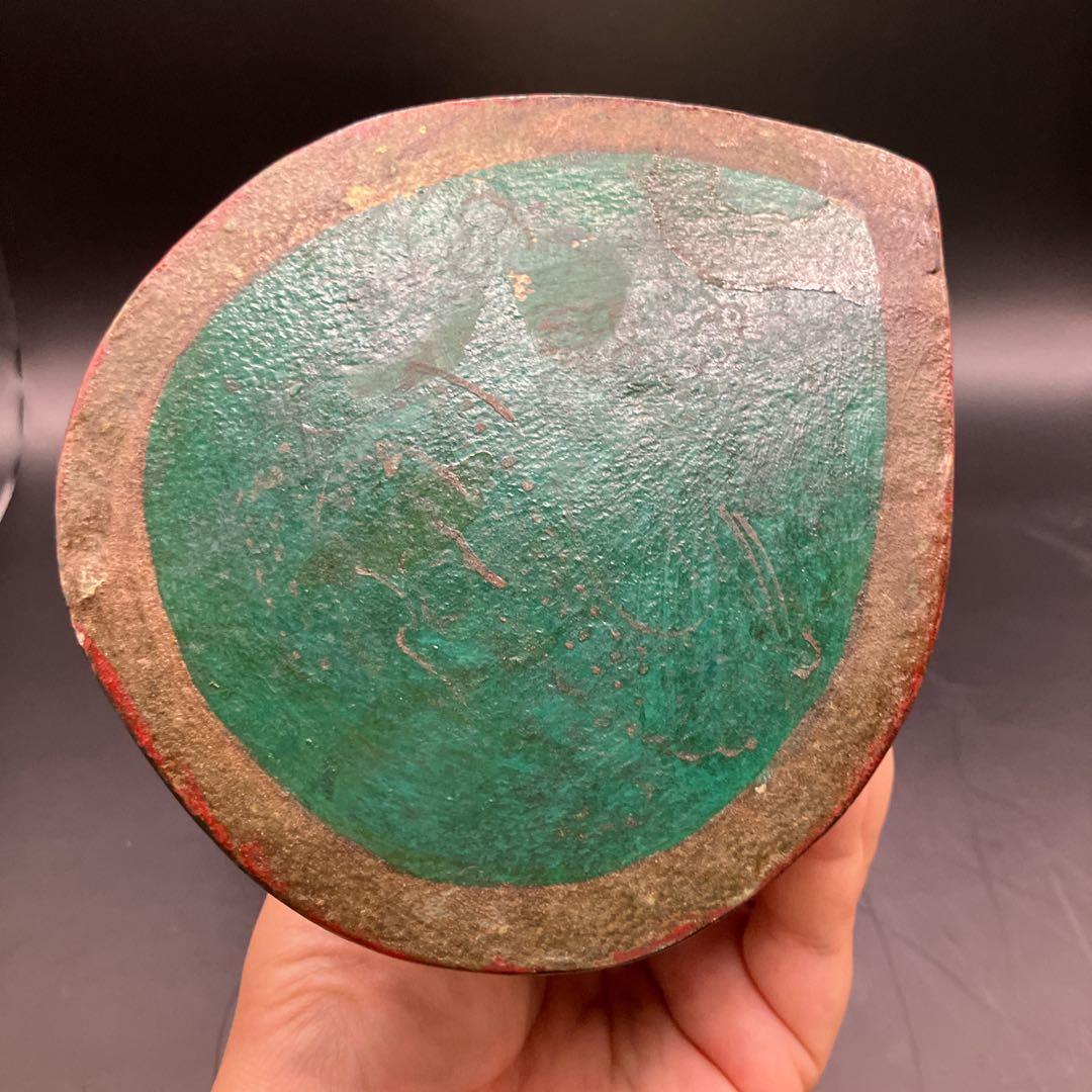 小太鼓 中国 骨董 干支 動物 太鼓 打楽器 アンティーク