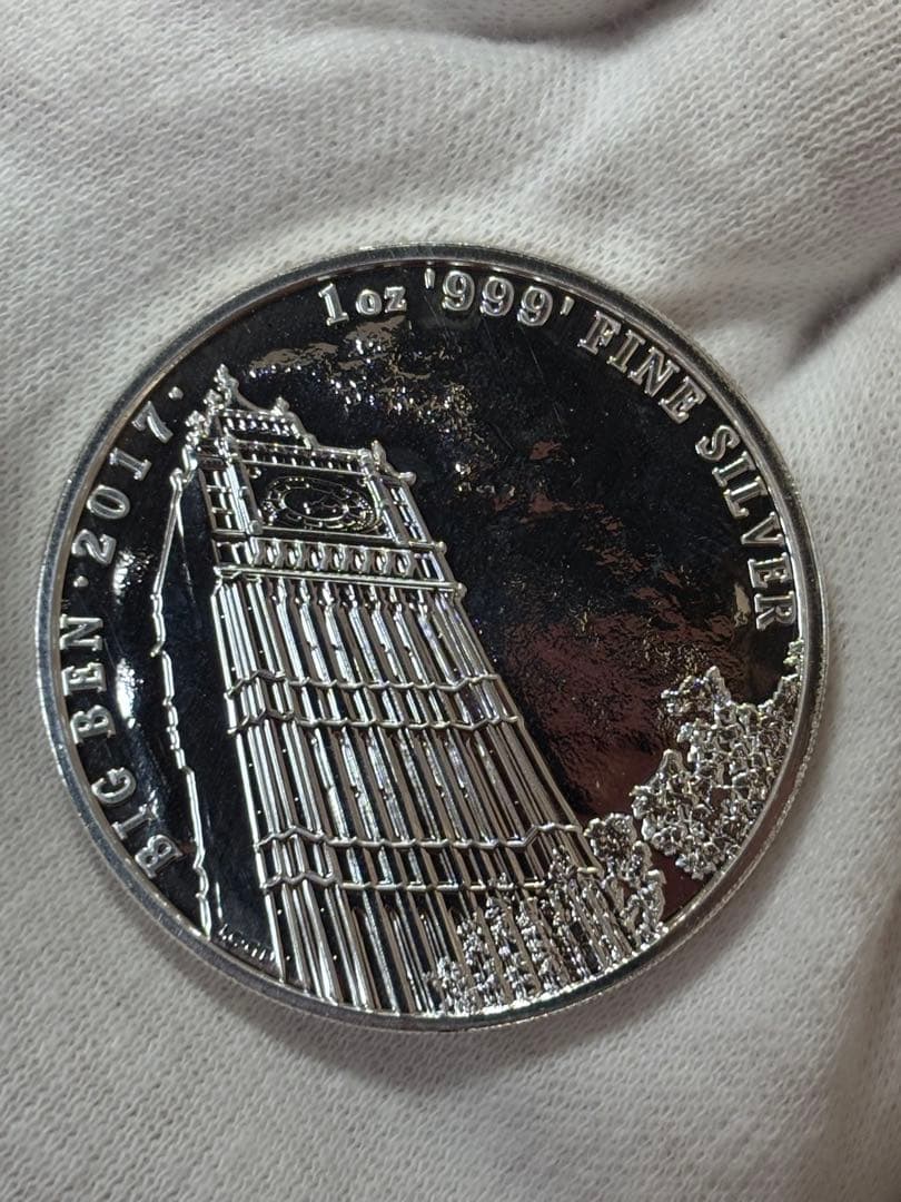 【純銀製】2017年 ビッグベン 純銀1オンス 新品未使用！ケース付き！