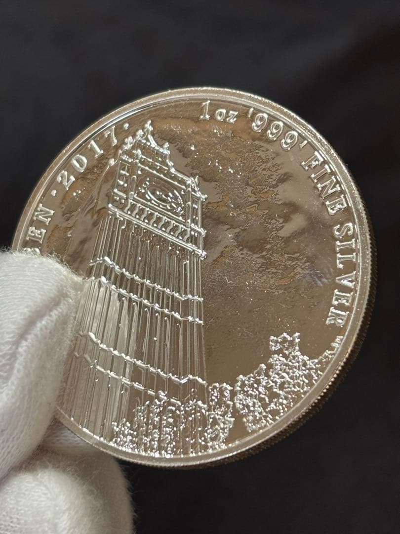 【純銀製】2017年 ビッグベン 純銀1オンス 新品未使用！ケース付き！
