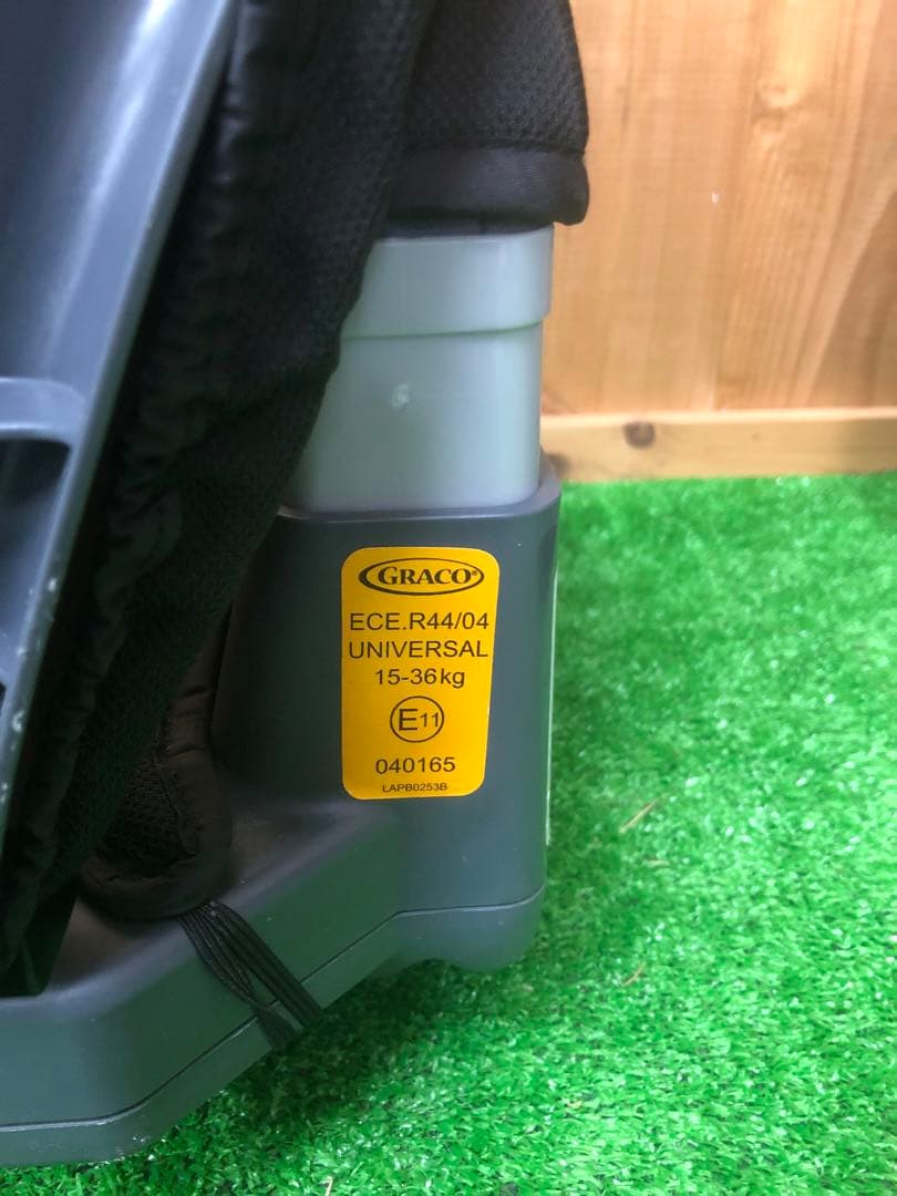 GRACO グレコ ジュニアシート チャイルドシートブラック/グレー　2個セット