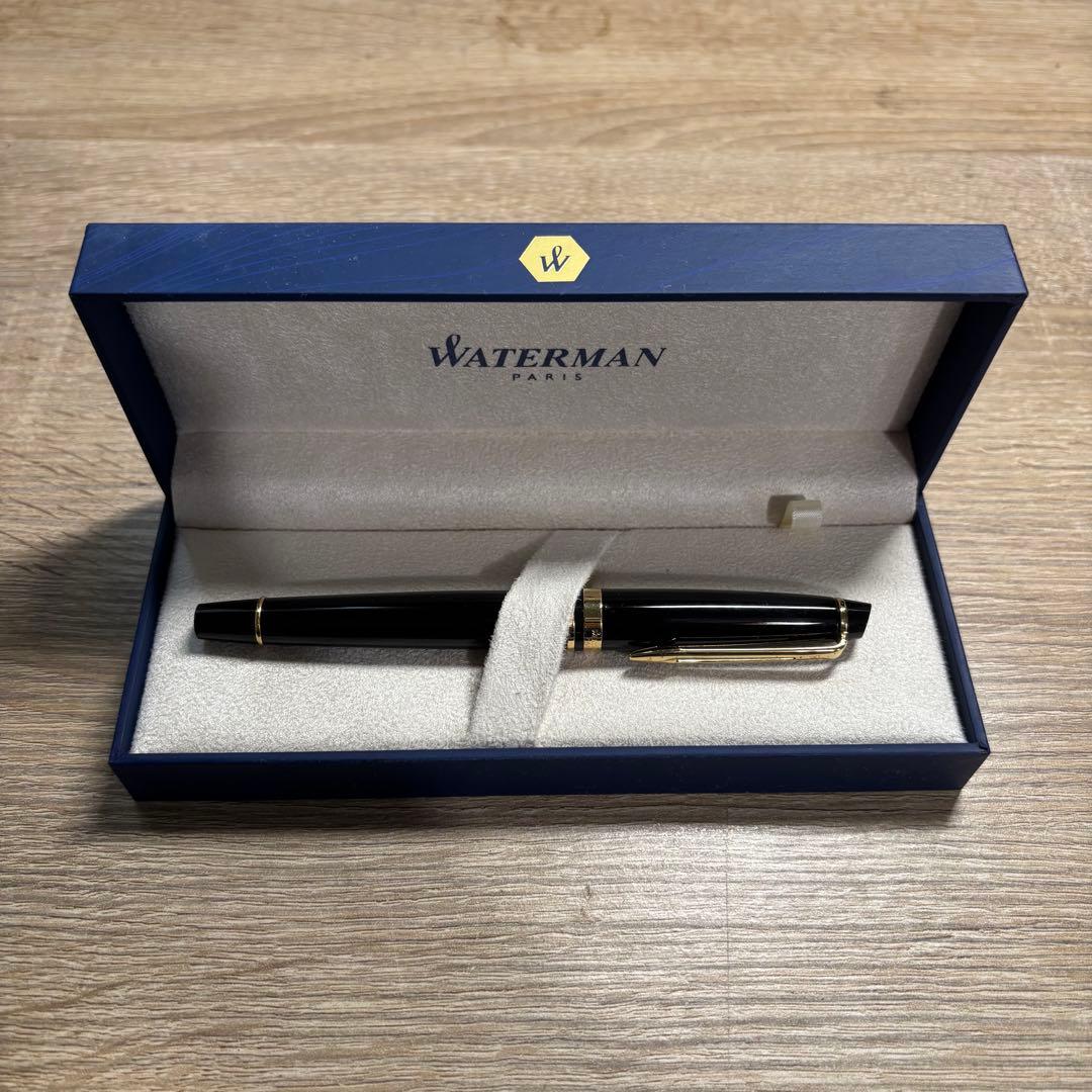 WATERMAN 万年筆 エキスパート エッセンシャル ブラックGT M