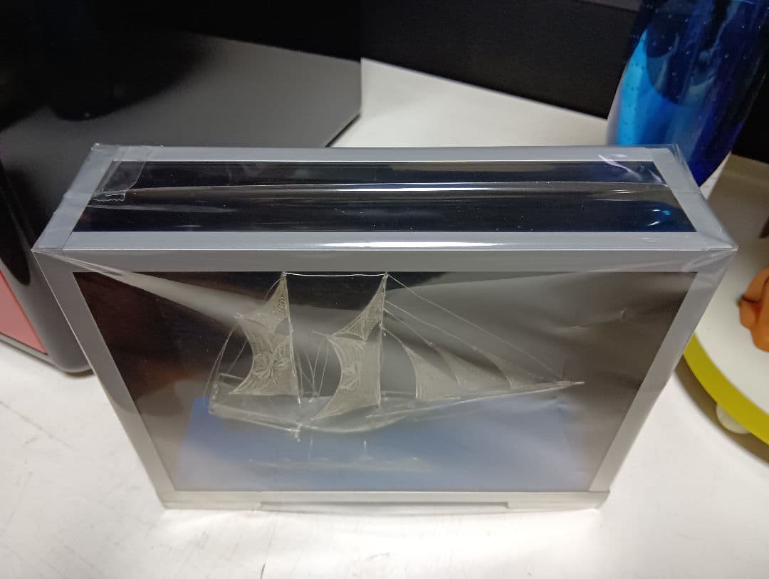 銀製　帆船　透かし彫り細工　sailing ship　sv900