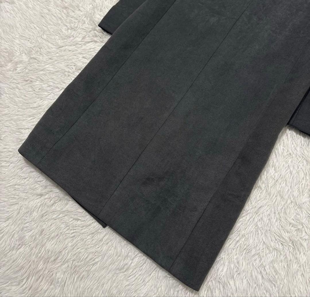 ジルサンダー ダブルブレスト ロングコート グレー　イタリヤ製 レディース 36