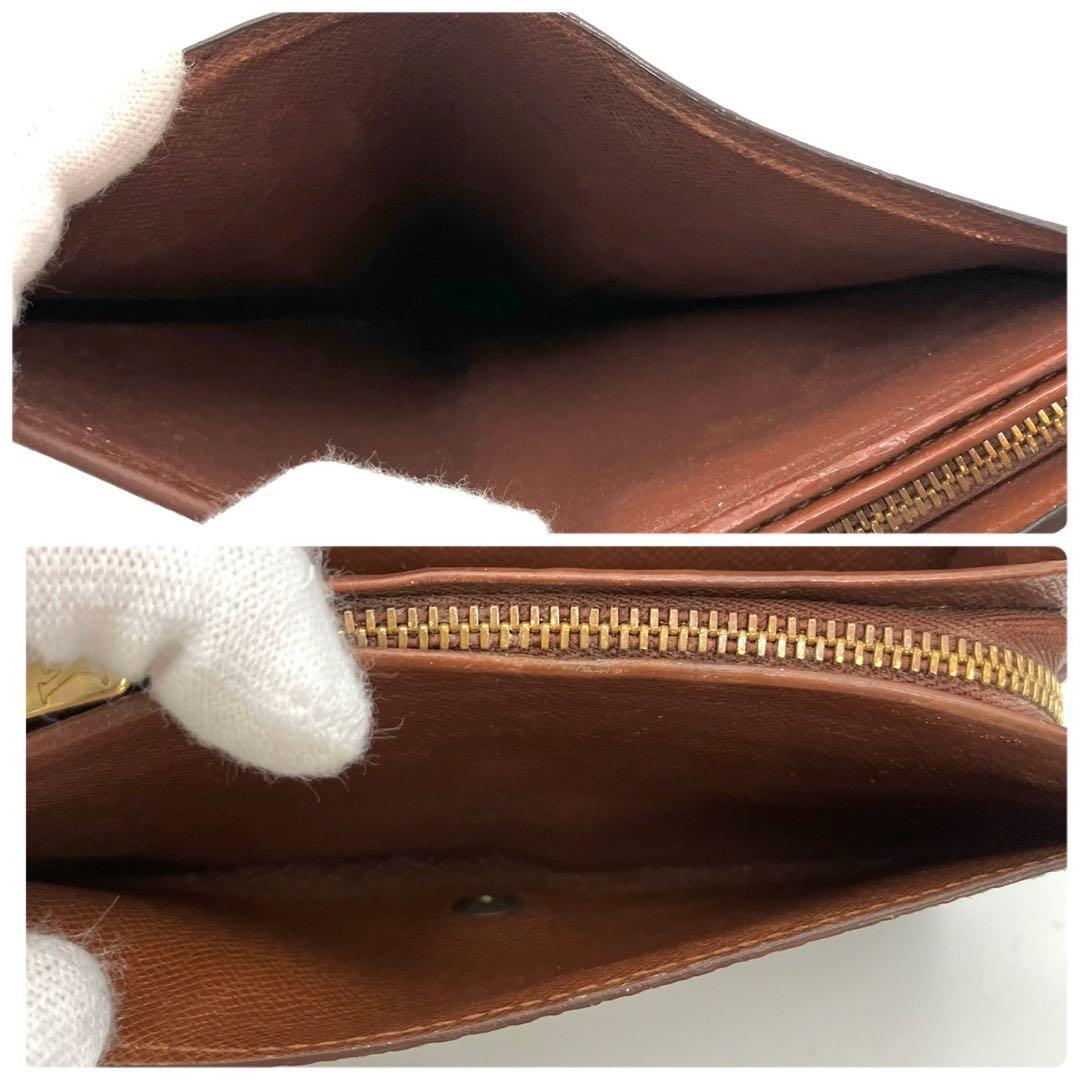 ami正規品 ルイヴィトン トレゾール 二つ折り財布 モノグラム