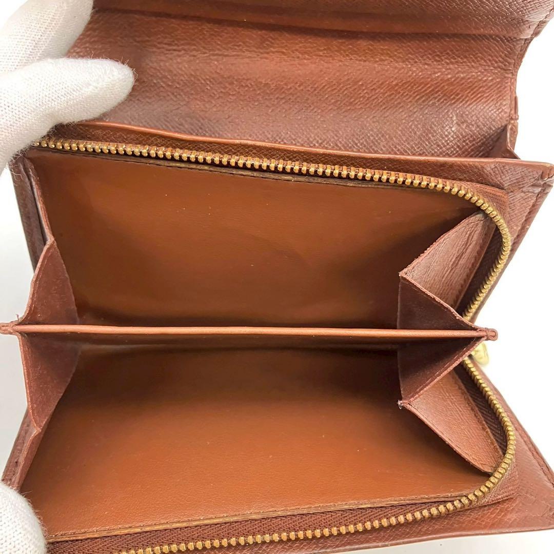 ami正規品 ルイヴィトン トレゾール 二つ折り財布 モノグラム