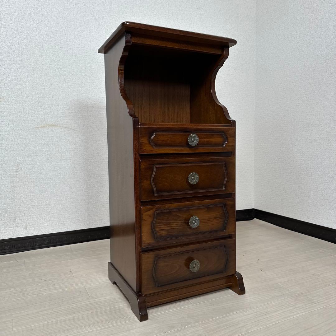 カリモク コロニアル 電話台 TEL台 FAX台 サイドテーブル i4※