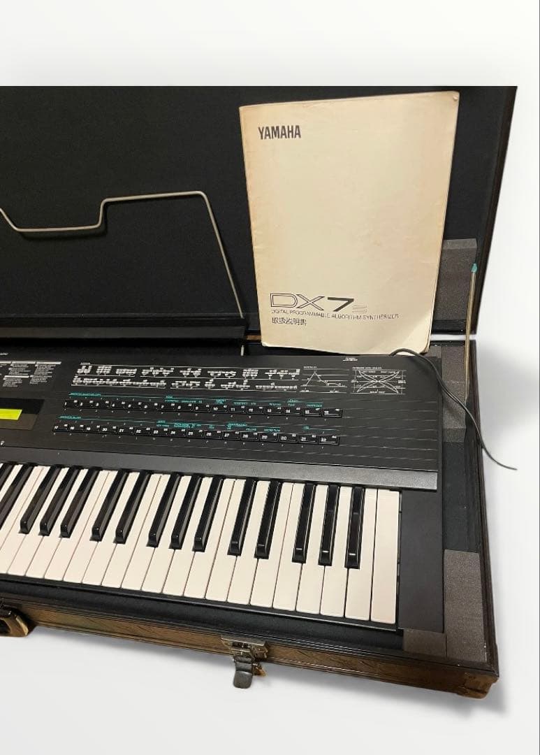 YAMAHA シンセサイザー DX7S ハードケース 取扱説明書 譜面台