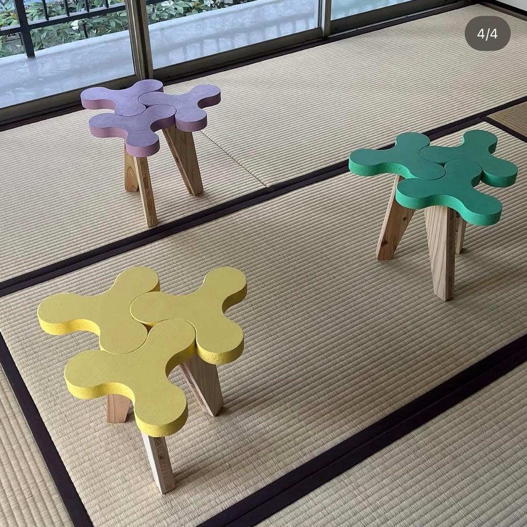 スツール EVANS MIYOSHI RUG CLOVER STOOL