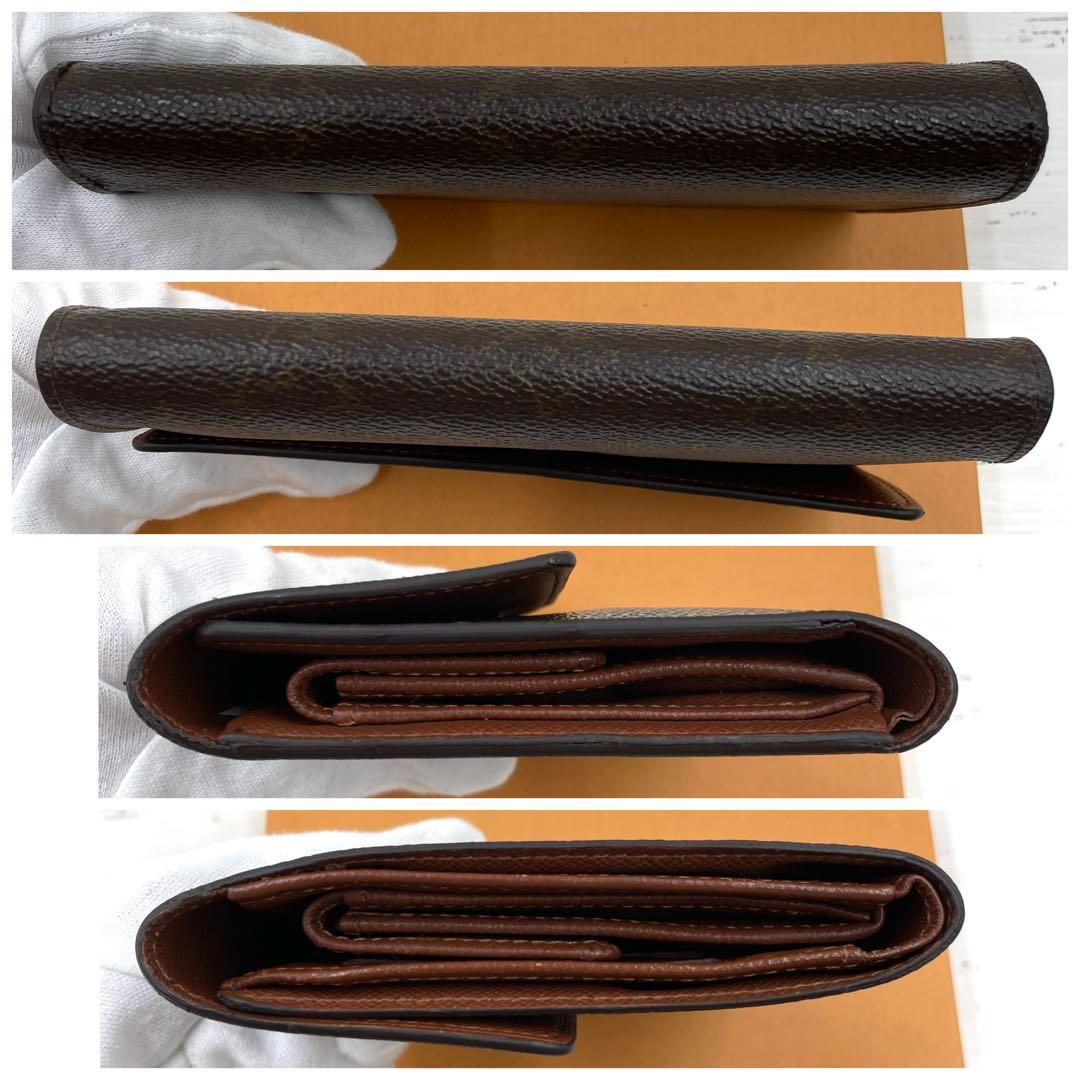 ルイヴィトン モノグラム ポルトトレゾール エテュイ シェキエ 三つ折り財布