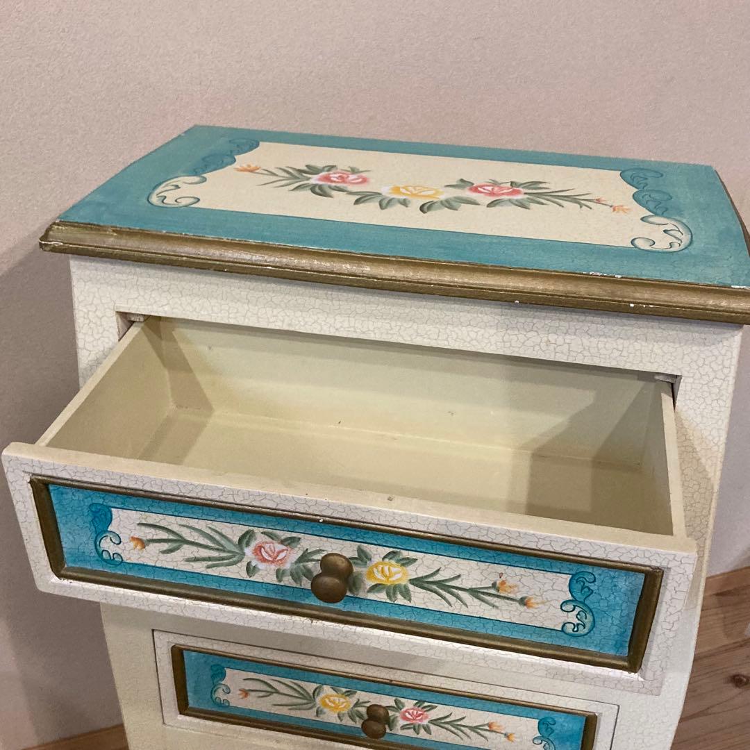 ロココ調 キャビネット 猫足 家具 収納 タンス インテリア アンティーク