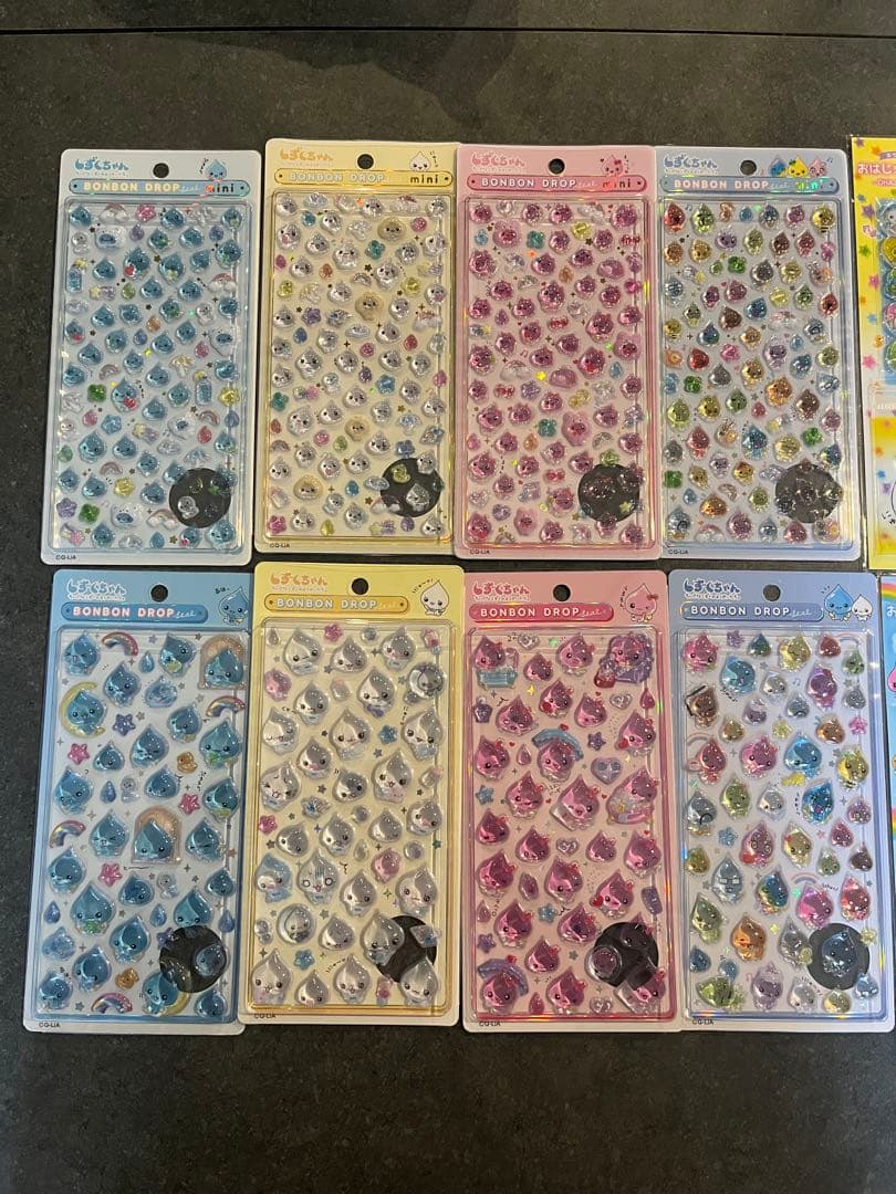 【正規品】しずくちゃん シール14種 ボンボンドロップシール等