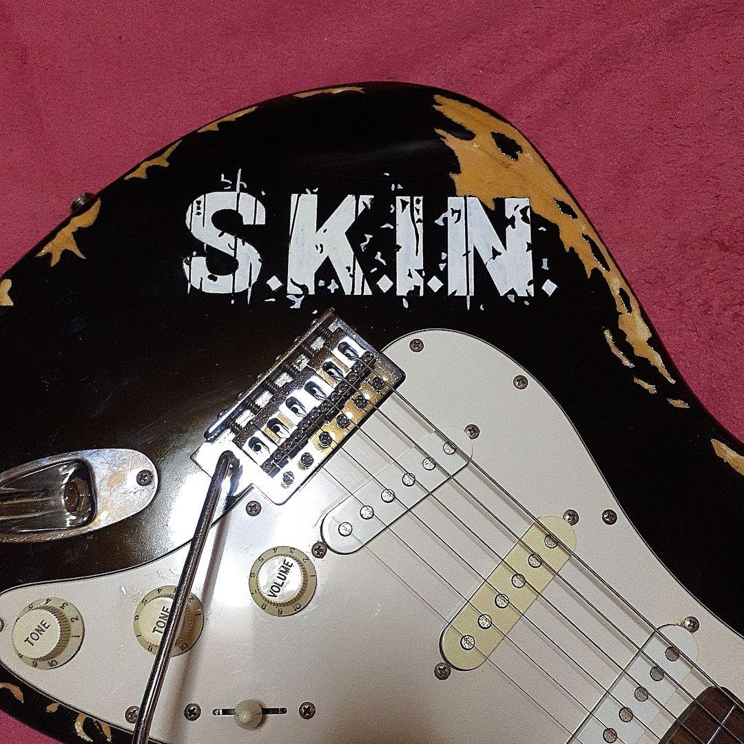 【良・美品】SKINペイントSUGIZOモデル。ST。アーム・ソフトケース付