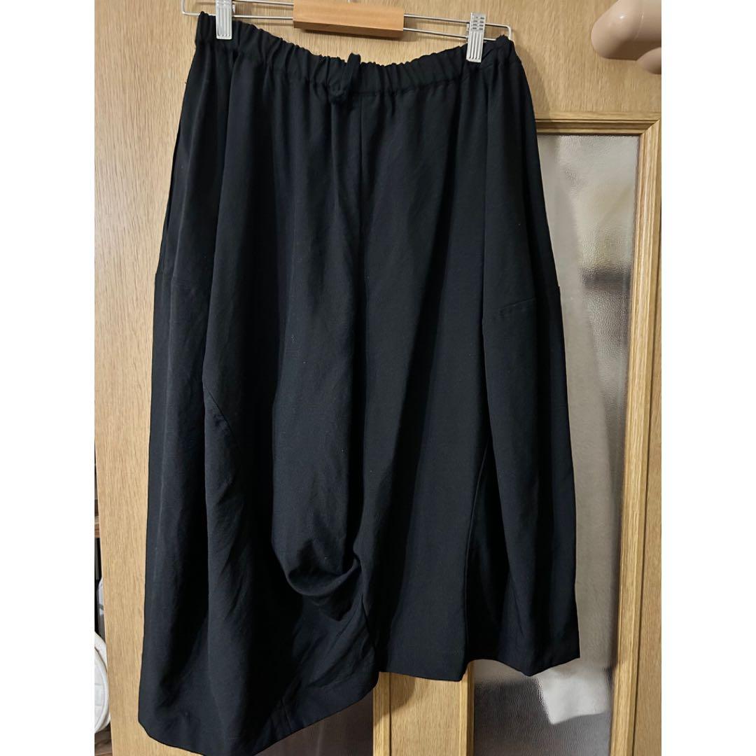 コムデギャルソン 2015AW 立体 ドローストリング ワイドパンツ