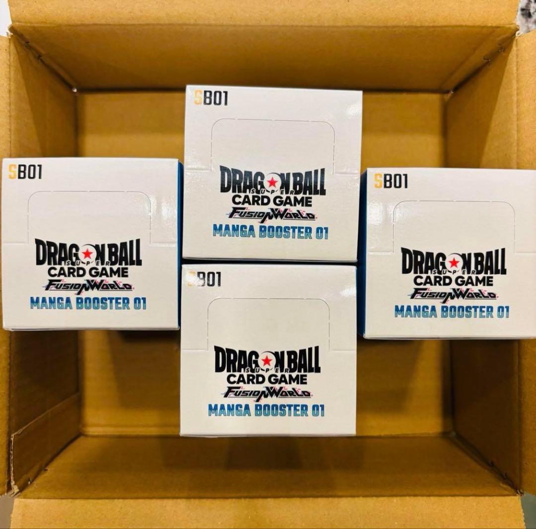 新品 ドラゴンボール フュージョンワールド MANGA BOOSTER 4箱