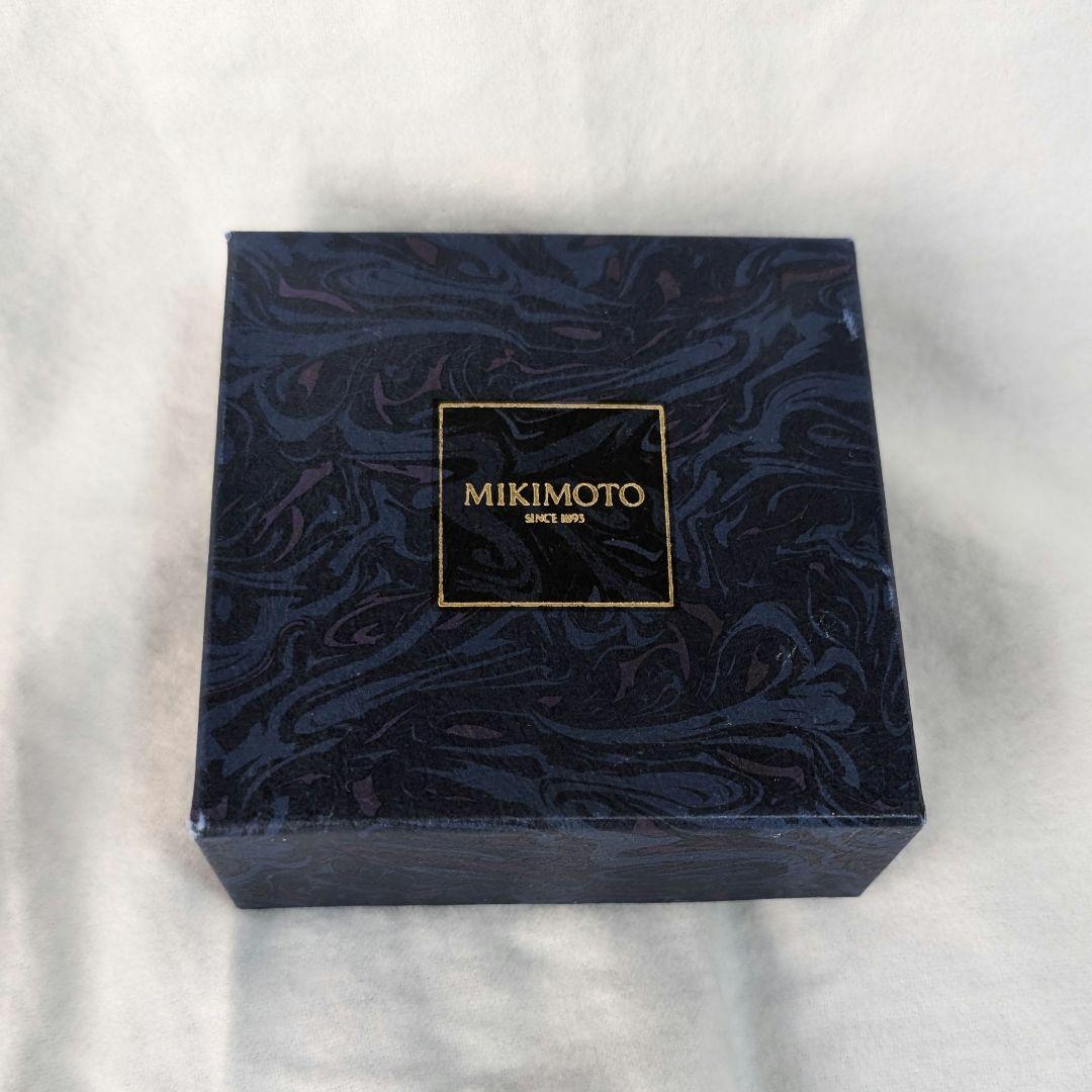 【美品】MIKIMOTO シルバー パール リボンブローチ