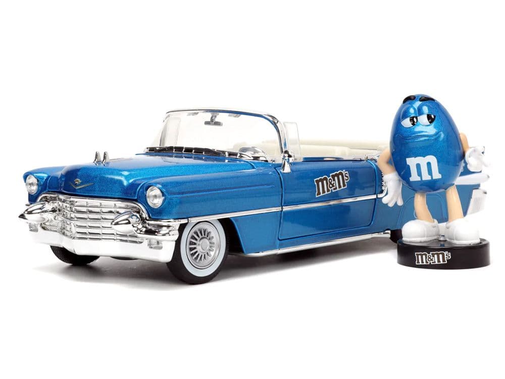 JADA M&Ms 1956キャデラック・エルドラド/ブルーフィギア