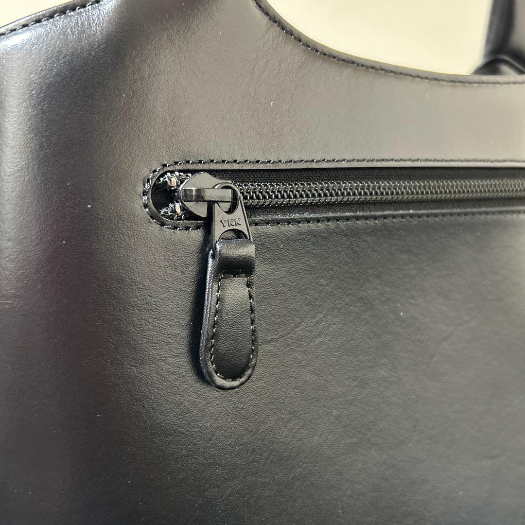 極美品♡kitamura フォーマルハンドバッグ　レザー　ブラック　お受験　式典